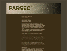 Tablet Screenshot of parsec.insubordinations.net